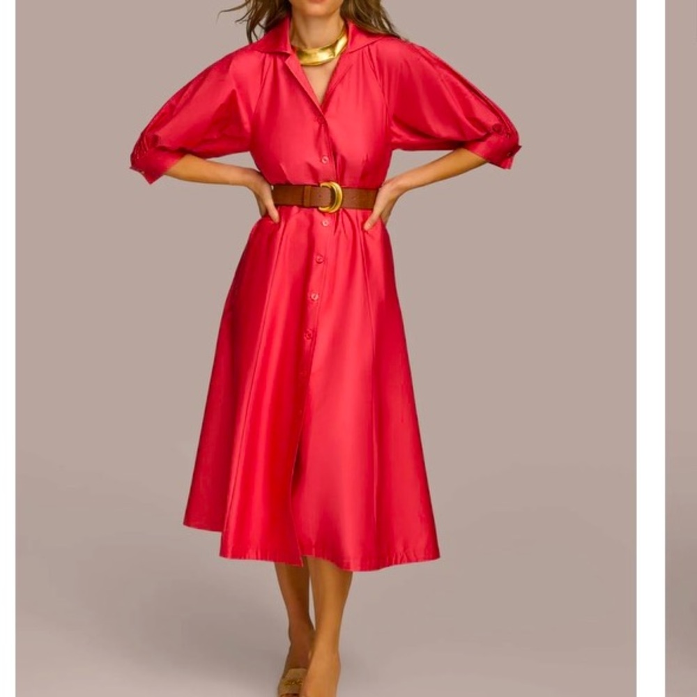Donna Karan cotton shirt dress